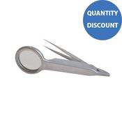 Tweezers with Magnifying Glass (Ref 4832008) - Precision Tweezers for First Aid Use