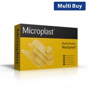 Microplast Washproof Plasters, Assorted (100) Box (Ref 86922) - Waterproof Protection for Minor Wounds image
