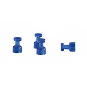 Franken Decorative Magnetic Memo Holders Blue Pack of 4 HMH1803 image