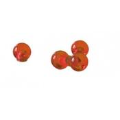 Franken Decorative Magnetic Sphere 14mm Orange Pack of 4 HMK1405