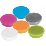 Franken MagFun Tacking Magnets Round 32mm Assorted Colours Pack of 10 HML30 99 image