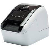 Brother QL-800, DK, Direct thermal, 300 x 600 DPI, 148 mm/sec, Wired, Black, Grey