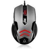 Adesso Multi-Color 6-Button Gaming Mouse, Right-hand, Optical, USB Type-A, 3200 DPI, Black, Grey image