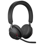 Jabra Evolve2 65 Wireless Computer Headset with Charging Stand (USB-A dongle &amp; Bluetooth) - Microsoft Teams Certified image