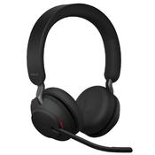 Jabra Headset Wireless Over-the-head Evolve2 65 Headset Stereo - Supra-aural - Black - Noise Cancelling Microphone - Bluetooth image