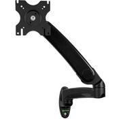 StarTech.com Wall-Mount Monitor Arm - Full Motion - Articulating, 9 kg, 30.5 cm (12 Inches), 76.2 cm (30 Inches), 100 x 100 mm, Height adjustment, Black image