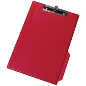 Q-Connect PVC Clipboard Single Red Foolscap/A4 image