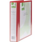Q-Connect Presentation 4D-Ring Binder 40mm A4 Red image