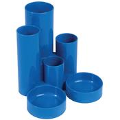 Q-Connect 6 Compartment Desk Tidy Blue - KF10041 image