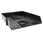 Q-Connect Letter Tray Plastic Black