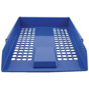 Q-Connect Letter Tray Plastic Blue KF10052 image