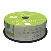 Q-Connect Inkjet Printable DVD-R Spindle Pack 25 image