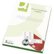 Q-Connect Multi-Purpose Labels 1 Per A4 Sheet 199.6x289mm (100 Labels) image