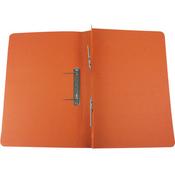 Q-Connect Transfer File Foolscap/A4 35mm Capacity Orange Pack 25 image