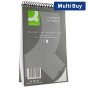 Spiral Notebook 203x127mm Headbound Ruled 150 Leaf 10 Pack Q-Connect image
