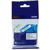 Brother Metal P-Touch Tape 12mm Black/White MK231BZ image