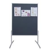 Franken PRO Training Board Grey Felt Double Sided 1200x1500mm MT800312 image