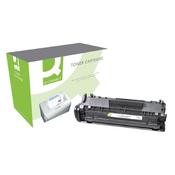 HP 12A Black Laser Toner Cartridge Q-Connect Compatible High Quality Value &amp; Yield image