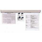 Franken Plastic Paper Holder Rail 100x4cm Grey PKS100