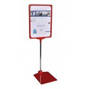 Franken Presentation Display Stand A4 Red PSM A4 01 image