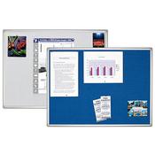 Franken Blue Felt Pin Board PRO Aluminium Frame 900x600mm PT830203