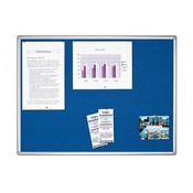 Double Sided Felt Notice Board 1500 x 1200mm Franken Pro Partition System Blue