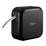 Brother P Touch Cube Plus PTP710BT Direct Thermal Label Printer, Monochrome, Speed: 20mm (0.79 inch)/second, 180x360 dpi Print, PC Android Mac iOS Compatible, Max. Label Length: 19.68 Inches image