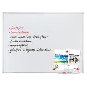 Franken ValueLine Magnetic Whiteboard 1200 x 900 mm Aluminium Frame SC3203