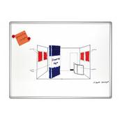Franken Pro Double Sided Lacquered Steel Whiteboard 1200 x 900mm image