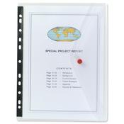Snopake Punched Pocket Wallet Clear A4 200 Micron Pack 5 image
