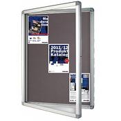 Franken Display Case ECO Outdoor Felt Grey 15 x A4 SK15PTE12