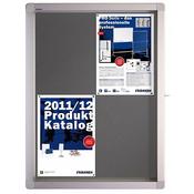 Franken Display Case ECO Outdoor Felt Grey 4 x A4 SK4PTE12