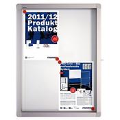 Franken Display Case ECO Outdoor Magnetic Whiteboard 4 x A4 SK4SE image