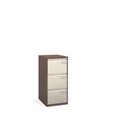 Bisley Psf Filing Cabinet 3 Drawer Coffee &amp; Cream image