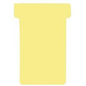 Franken T-Card Size 1 Yellow Pack of 100 TK104