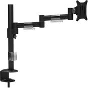 Leap Single Monitor Arm - Up to 27 Inches Screen, Maximum Load 8kg, VESA Compatible Arm - Colour: Black image