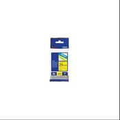 Brother TZ651 P-touch TZ Tape 24mm x 8m Black on Yellow image