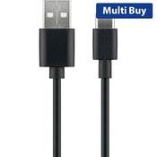 Microconnect USB 2.0 USB-A to USB-C Cable - 3m, Flexible and Durable image