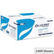 Whitebox C-Fold Paper Hand Towels 2 Ply White 15 packs of 160 hand towels Sleeves (2400 Sheets) WX43095 image