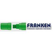 Franken Jumbo Green Chalk Markers ZKM1502 - Refillable, Bold Writing for Chalkboards