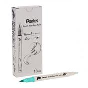 Pentel Brush Sign Pen Twin Tip Emerald Green - Emerald Green Brush Pen for Art and Calligraphy