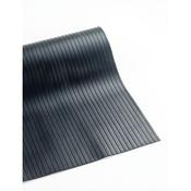 Broad Ribbed Matting 3mm Thick, 900mm Wide &amp; 1 Linear Metre Black. Ideal For Industrial &amp; Commercial Applications Including Walkways &amp; Ramps. Insulates Cold Concrete Flooring.