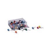 Franken Round Push Pins 18mm Assorted Colour Pack of 100