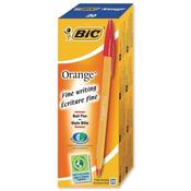 Bic Orange Ballpoint Pen Red Pack 20 image