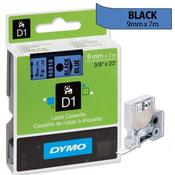 Dymo D1 Tape 40916 9mm x 7m Black on Blue image