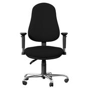 OE Series High Back Posture Operator Office Chair - Black Fabric - Weight Tolerance: 150kg image