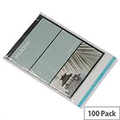 GoSecure Extra Strong C4 Clear Polythene Protective Envelopes Pack of 100 image
