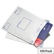 GoSecure White Extra Strong Polythene Envelopes 460x430mm Pack of 100 image