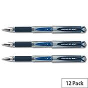 Uni-ball UM153S Impact Blue Gel Rollerball Pen Pack 12 image