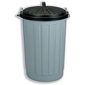 Dustbin Round Composite with Lid plus Locking Clips 90 Litres AG813411 image